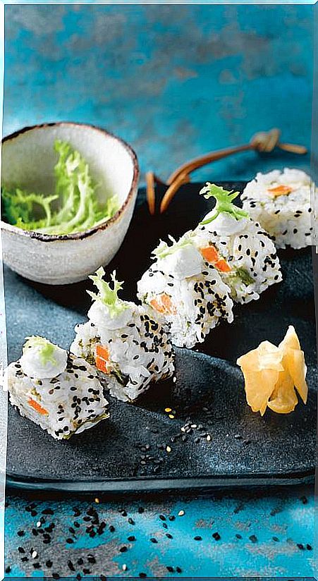 California vegan maki